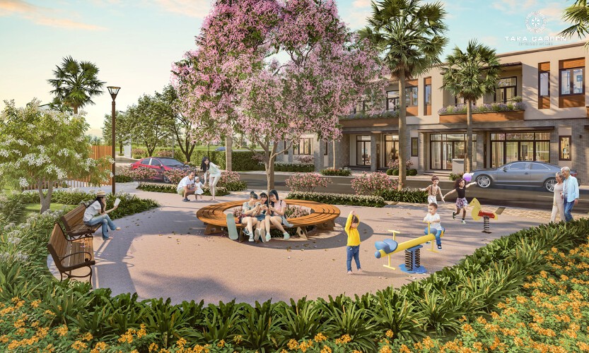 tiện ích tại dự án taka garden riverside homes