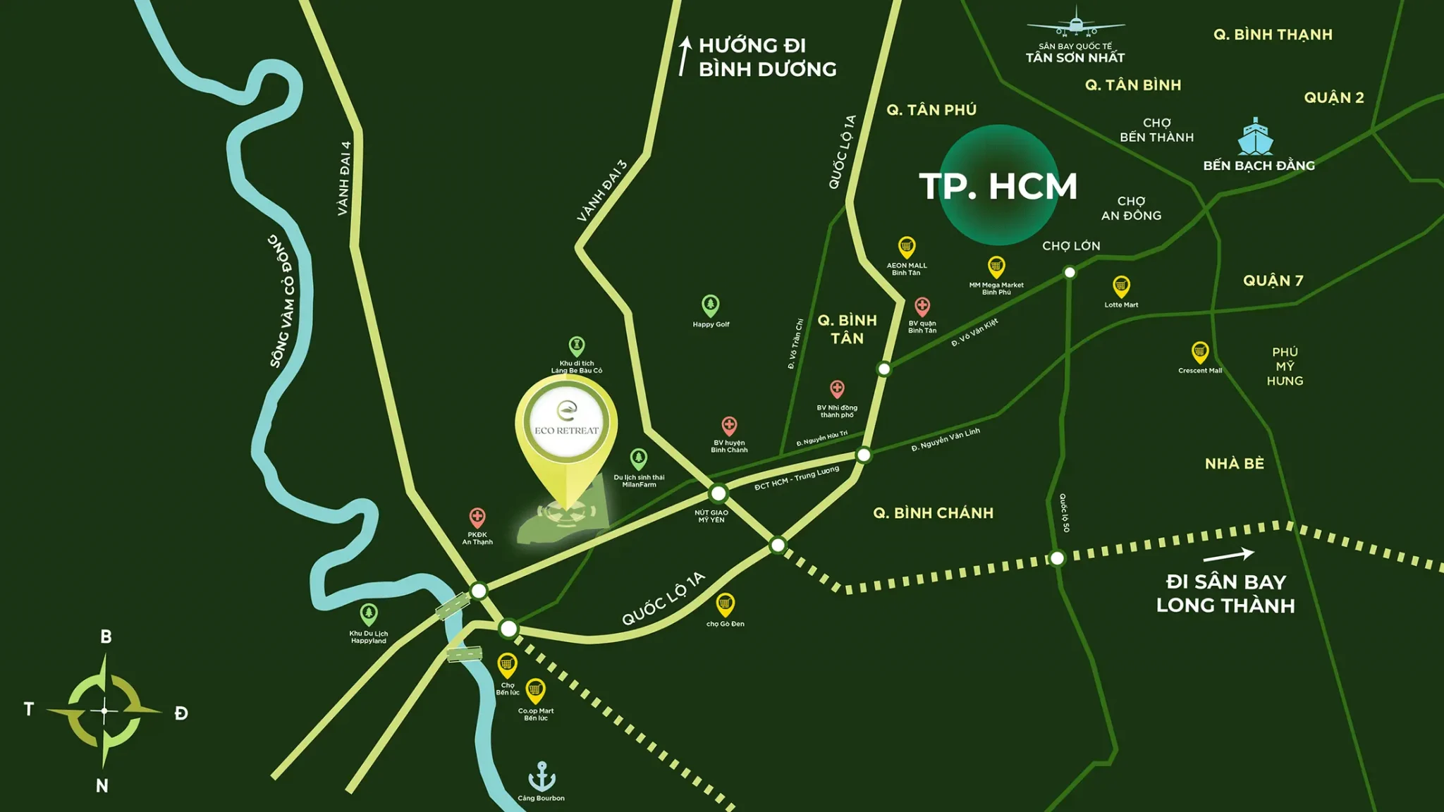 vị trí dự án eco retreat
